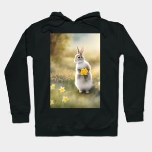 Spring Daffodil Bunny Hoodie